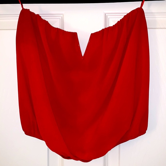 Guess Tops - Guess Red Crop Top